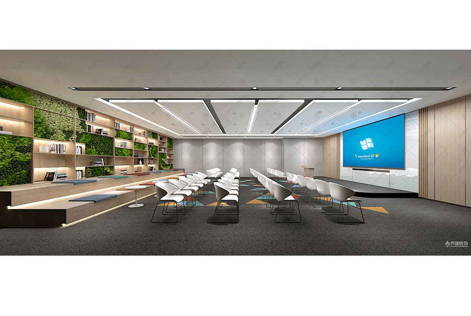 上海吉美瑞生辦公會(huì)議室裝修設(shè)計(jì)效果圖