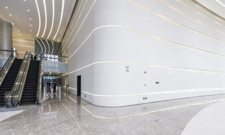 上海白玉蘭廣場寫字樓大堂 上海白玉蘭廣場寫字樓大堂