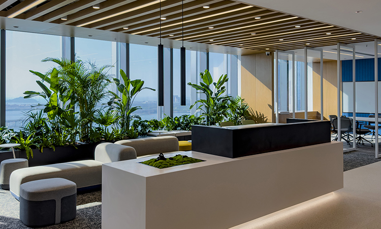 辦公室入口前臺設計 辦公室入口前臺設計