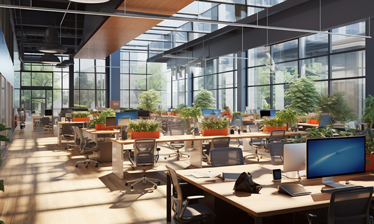 上海簡約風(fēng)辦公室裝修設(shè)計效果圖