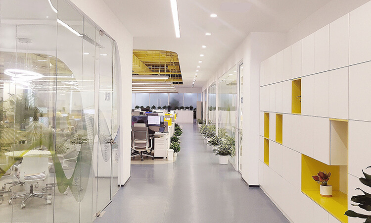 辦公室裝修效果還原度竣工圖 辦公室裝修效果還原度竣工圖