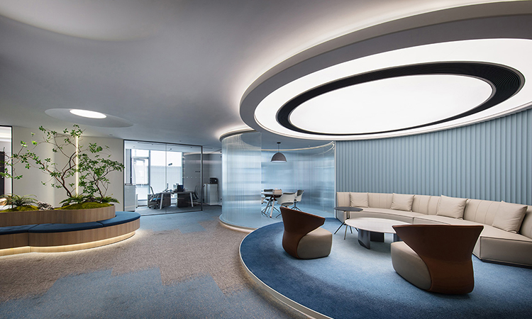 辦公室裝修公司前廳造型